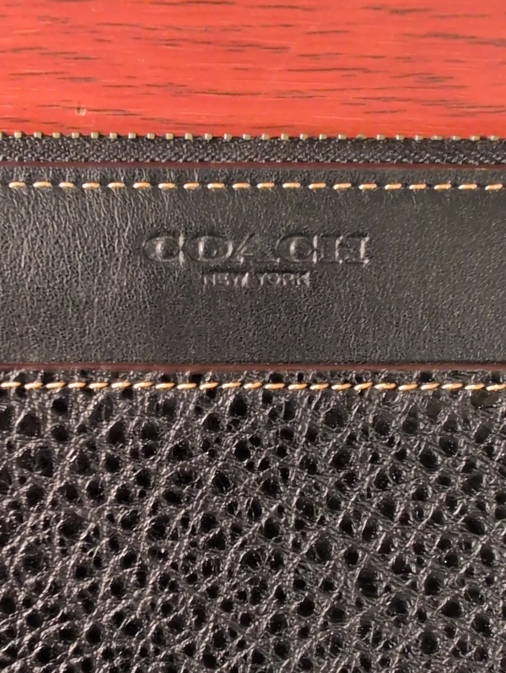 Men's Coach Accordion Long Wallet